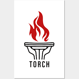 Torch artwork Posters and Art